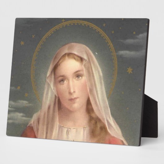 JUNGFRAU MARY FOTOPLATTE (Seite)