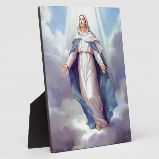 Jungfrau Mary Fotoplatte (Seite)