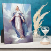 Jungfrau Mary Fotoplatte (Seite)