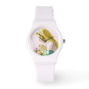 Jungfrau-Mary-Gebets-Uhr Armbanduhr