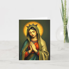 Jungfrau Mary Greeting Card Karte