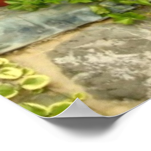 Jungfrau Mary Grotto Poster (Ecke)