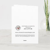 Jungfrau Mary Guadalupe Religiöse Vintage Rose Karte (Rückseite)