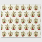 Jungfrau Mary Guadalupe Wrapping Paper Geschenkpapier (Flach)