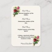 Jungfrau Mary Heiliger Geist Katholische Jesus Geb Platzkarte (Rückseite)