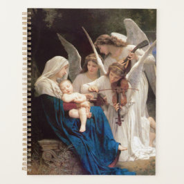 Jungfrau Mary Holding Baby Jesus Angels Spiral Planer