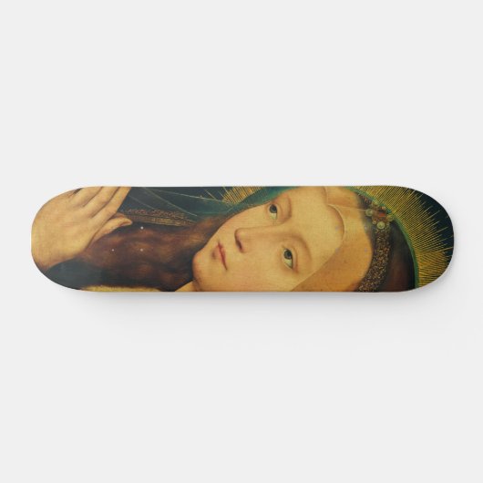 Jungfrau Mary im Gebet Skateboard (Horizontal)
