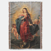 Jungfrau Mary imakulieren Herzwürfeldecke Decke (Vorderseite Vertikal)