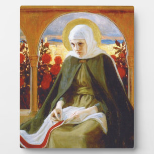 Jungfrau Mary in der Rose Garden von Edelfelt Albe Fotoplatte