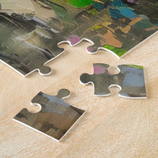 Jungfrau Mary in Forest Impressionismus Puzzle (Seite)