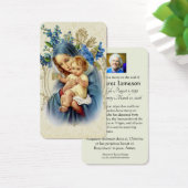 Jungfrau Mary Jesus Beerdigung Gedenkkarte (Schreibtisch)