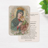 Jungfrau Mary Jesus Beerdigung Gedenkkarte - (Schreibtisch)