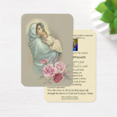 Jungfrau Mary Jesus Beerdigung Gedenkkarte (Schreibtisch)