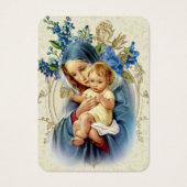 Jungfrau Mary Jesus Beerdigung Gedenkkarte (Vorderseite)