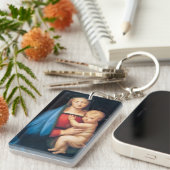 Jungfrau Mary Jesus Christus Religiöse Kunst Schlüsselanhänger (Vorderseite rechts)