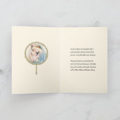 Jungfrau Mary Jesus denkt an euch Gebet Karte (Innenseite)