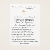 Jungfrau Mary Jesus festhielt Glass katholische Re (Rückseite)