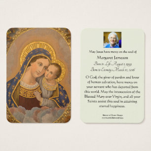 Jungfrau Mary Jesus Good Counsel Beerdigung Religi