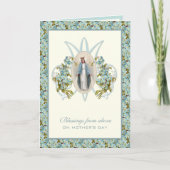 Jungfrau Mary Jesus katholische Gebetskarte Religi Karte (Vorderseite)