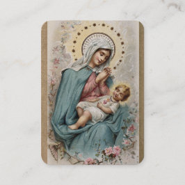 Jungfrau Mary Jesus katholische Konseckgebet Platzkarte