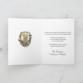 Jungfrau Mary & Jesus katholisches Beileid Vielen Dankeskarte (Innenseite)