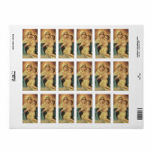 Jungfrau Mary Jesus MUTTER von Schoenstatt Adressaufkleber (Vorne)