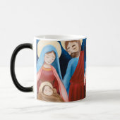 Jungfrau-Mary Jesus Nativity-Weihnachten Vintag Verwandlungstasse (Links)