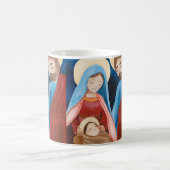 Jungfrau-Mary Jesus Nativity-Weihnachten Vintag Verwandlungstasse (Mittel)