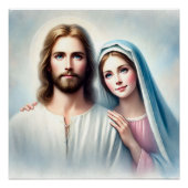 Jungfrau Mary Jesus Poster (Vorderseite)