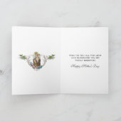 Jungfrau Mary Jesus Religious Mount Carmel Karte (Innenseite)