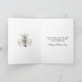 Jungfrau Mary Jesus Religious Mütters Day Karte (Innenseite)