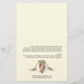 Jungfrau Mary Jesus spirituelle Gemeinschaft Gebur (Rückseite)