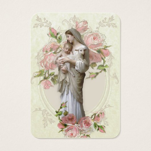 Jungfrau Mary Jesus Taufe Christi religiösen Chris (Vorderseite)