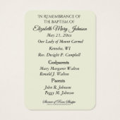 Jungfrau Mary Jesus Taufe Christi religiösen Chris (Rückseite)