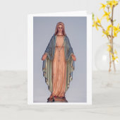Jungfrau Mary Karte (Gelbe Blume)