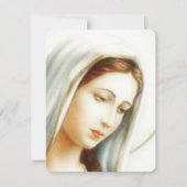 Jungfrau Mary Katholic Beerdigung Gedenkkarte (Vorderseite)