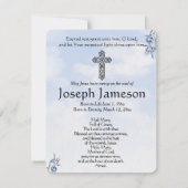 Jungfrau Mary Katholic Beerdigung Gedenkkarte (Rückseite)