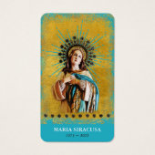 Jungfrau Mary Katholic Beerdigung Gedenkkarte (Vorderseite)