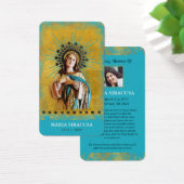 Jungfrau Mary Katholic Beerdigung Gedenkkarte (Schreibtisch)