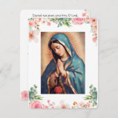 Jungfrau Mary Katholic Beerdigung Gedenkkarte (Vorne/Hinten)