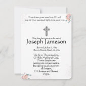 Jungfrau Mary Katholic Beerdigung Gedenkkarte (Rückseite)