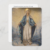 Jungfrau Mary Katholic Beerdigung Gedenkkarte (Vorne/Hinten)
