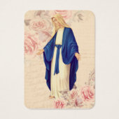 Jungfrau Mary Katholic Beerdigung Gedenkkarte (Vorderseite)