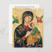 Jungfrau Mary Katholic Beerdigung Gedenkkarte (Vorne/Hinten)