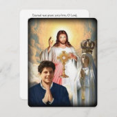 Jungfrau Mary Katholic Beerdigung Gedenkkarte (Vorne/Hinten)