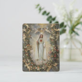 Jungfrau Mary Katholic Beerdigung Gedenkkarte (Stehend Vorderseite)