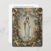 Jungfrau Mary Katholic Beerdigung Gedenkkarte (Vorne/Hinten)