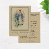 Jungfrau Mary Katholic Beerdigung Gedenkkarte (Schreibtisch)