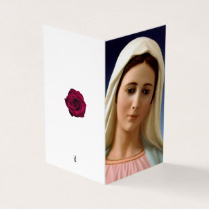 Jungfrau Mary Katholic Condolence Danke, Karten