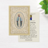 Jungfrau Mary Katholic Funeral Memorial Holcard - (Schreibtisch)